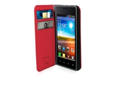 Capa Book LG l5 II SBS Vermelho