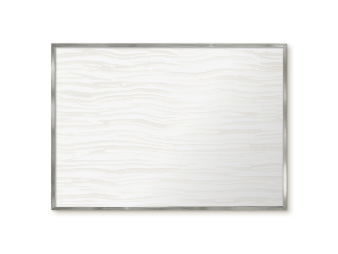 Magnetic Wall Board Wooden Pattern For The Office Espelharte (100x70 Cm)