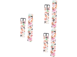 Conjunto De 3 Pulseiras Silicone Para Relógios Inteligentes, Com