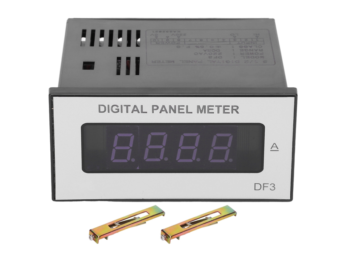 Yncm2026-meter Digital Panel Berm 3 1/2 Dígitos Df3 Medidor De Corriente Voltaje Dc2a