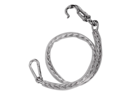 Corda de Chumbo com Corrente Prateado 70 Cmnorton Equestrian