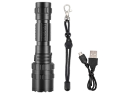 Lanterna De Liga De Alumínio De Alto Brilho Com Carregamento Usb Para Emergências Em Acampamentos Ao Ar Livre Olysi Shop