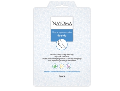 Nayoma, Máscara Descamante Para Pés, Meia, 1 Par Silesian Pharma