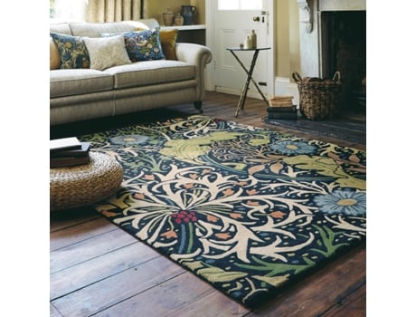 Tapete MORRIS & CO Seaweed (Azul - 250x350 cm)