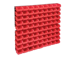 Storage Bin Kit, Storage Bin Kits Vidaxl Vermelho Plástico (n/a)