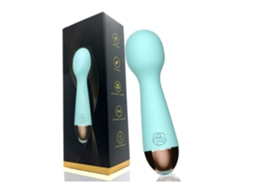 Mini Varinha Massageador Pequeno À Prova Dágua Portátil Silencioso Sem Fio Recarregável Para Corpo Pescoço E Ombros Verde Yunzii