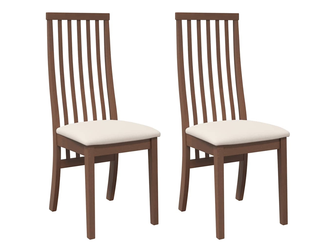 Dining Chair, Dining Chairs Vidaxl Marrom Borracha (n/a)