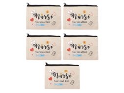 Bolsas De Maquiagem Versáteis Com Tema De Enfermeira Bonita
