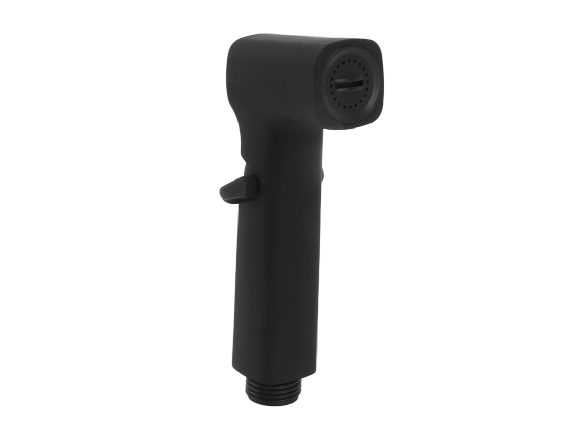 Aspersor De Bidet Manual Preto Para Higiene Feminina Bebê Pet