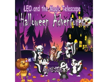 Livro Leo and the Magic Telescope Halloween Adventures de Anjita Jain (Inglês)