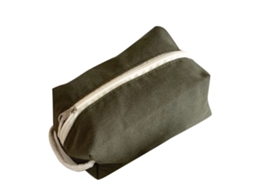 Bolsa De Maquiagem Canvas Leve Portátil Viagens Uso Diário