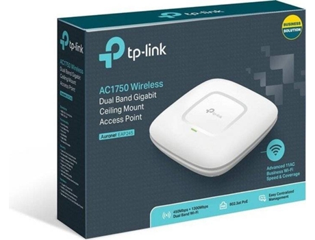 Ponto de Acesso TP-LINK AC1750Gigabit AP EAP245 — Dual Band | 450 Mbps +1300 Mbps