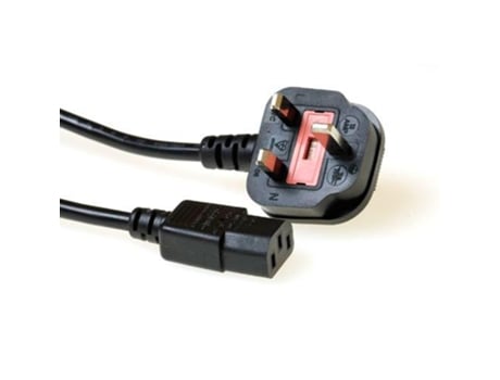 Act Ak5060 Cabo de Energia Preto 2.5 M Ficha de Alimentação Tipo gAcoplador C13