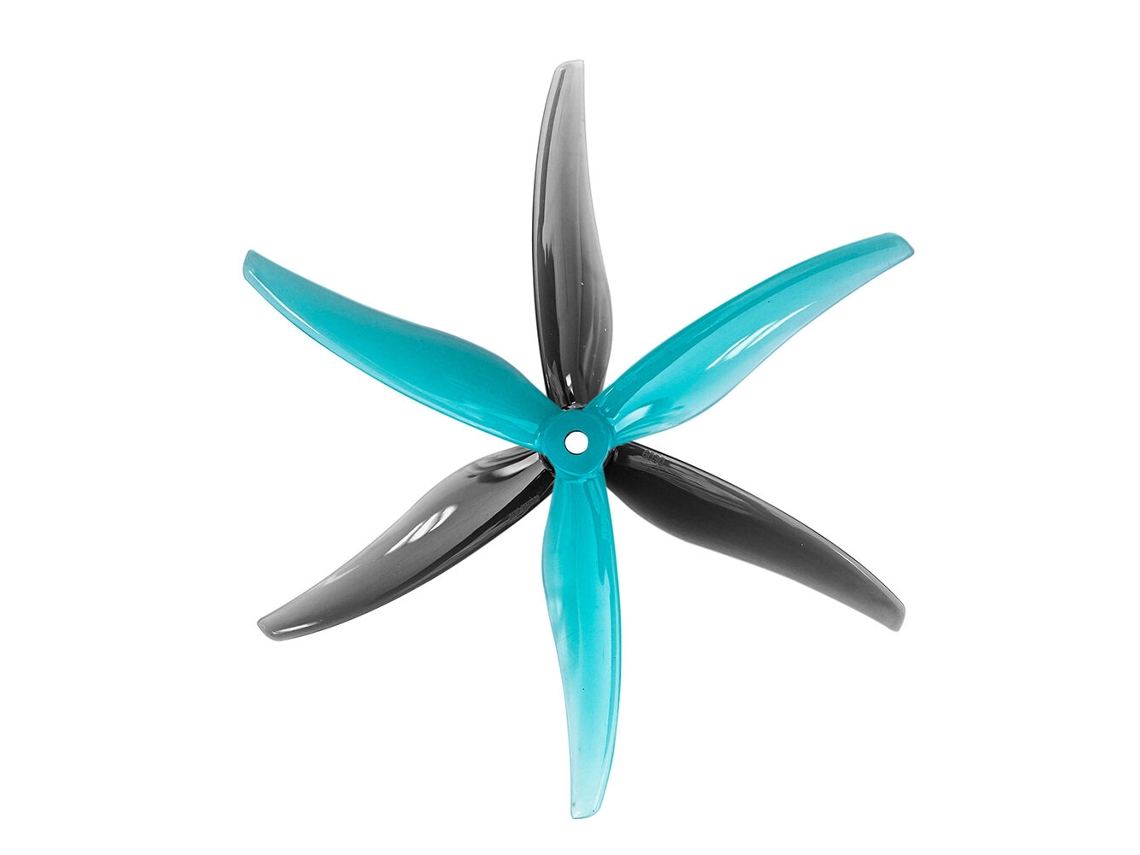Azul 2 Pares 2 Pares Hélice Gemfan Freestyle 6030 6.0x3.0 de 6 Polegadas com 3 Pás em Pc Durável e Furo de 5 Mm para Drones de Corrida Fpv MDUG