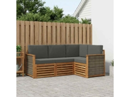 Vidaxl Conjunto De Sofás Para Exterior 4 Unid. Poliéster