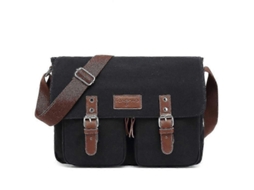 Bolsa Messenger de Lona Encerada Impermeável Vintage para Portátil MDUG