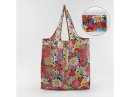Bolsa Grande de Tecido Oxford Grosso, Ombro Grande, Ecológica, Reutilizável, Portátil, Feminina Dob Rável, Compras. GOKOCO