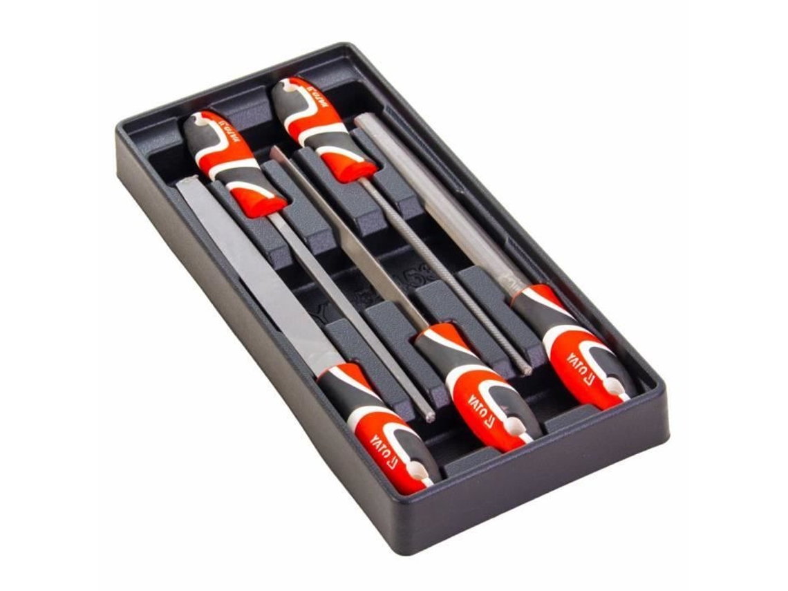 Conjunto de limas Yato de 5 peças de 200 mm