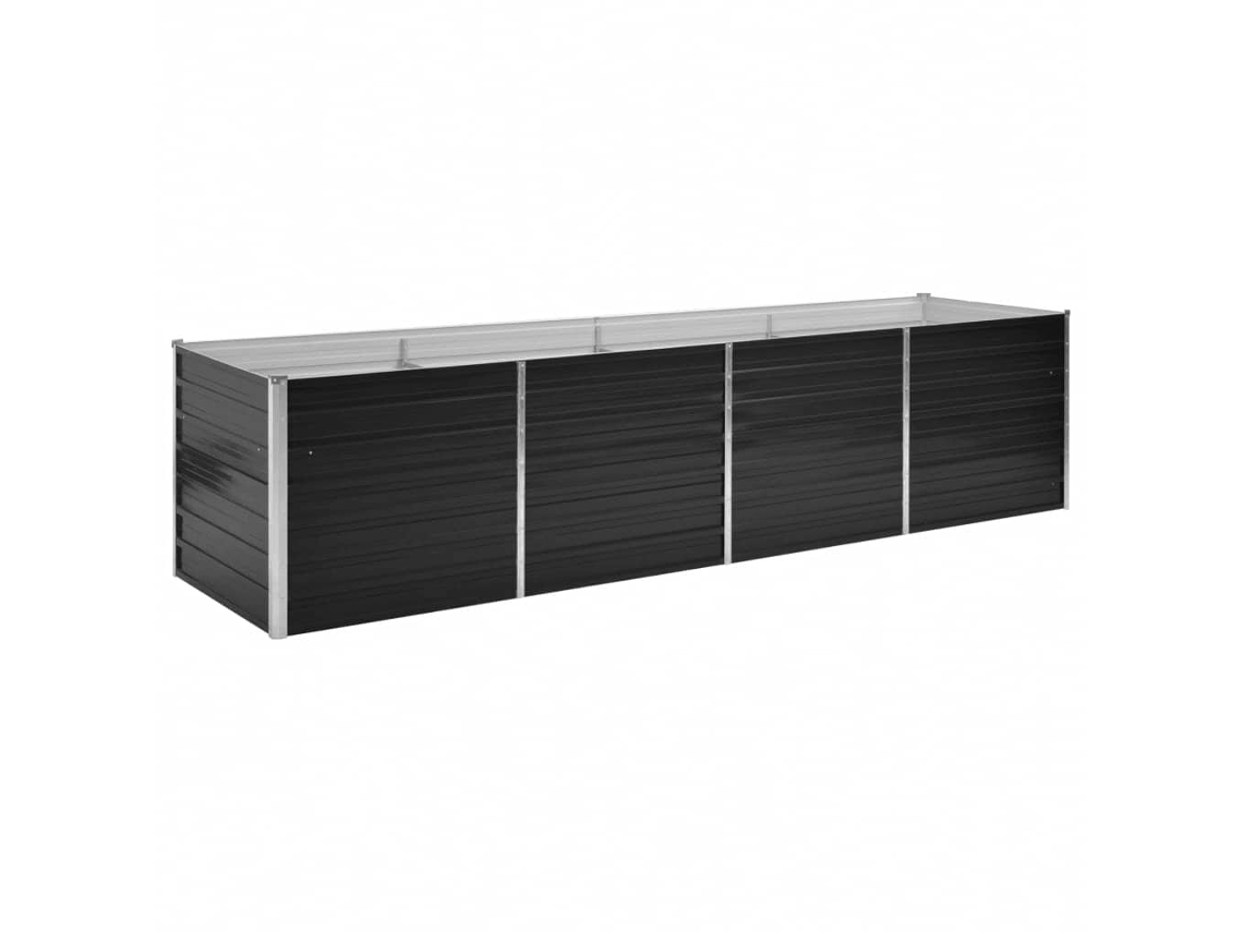 Raised Bed, Raised Beds Vidaxl Antracite Aço (320 X 80 X 77 Cm)