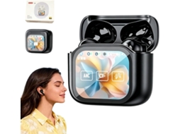 Fone De Ouvido Bluetooth Sem Fio Kenlinsrt 2026 Com Tela Led,