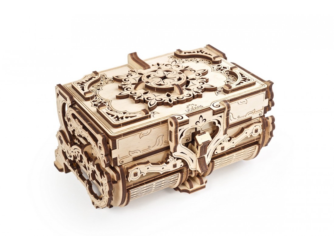Puzzle UGEARS Antique Box 3D 185 Peças