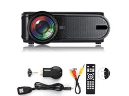 Projetor Led LAXISCREED Sem Fio 720p/1080p para Casa