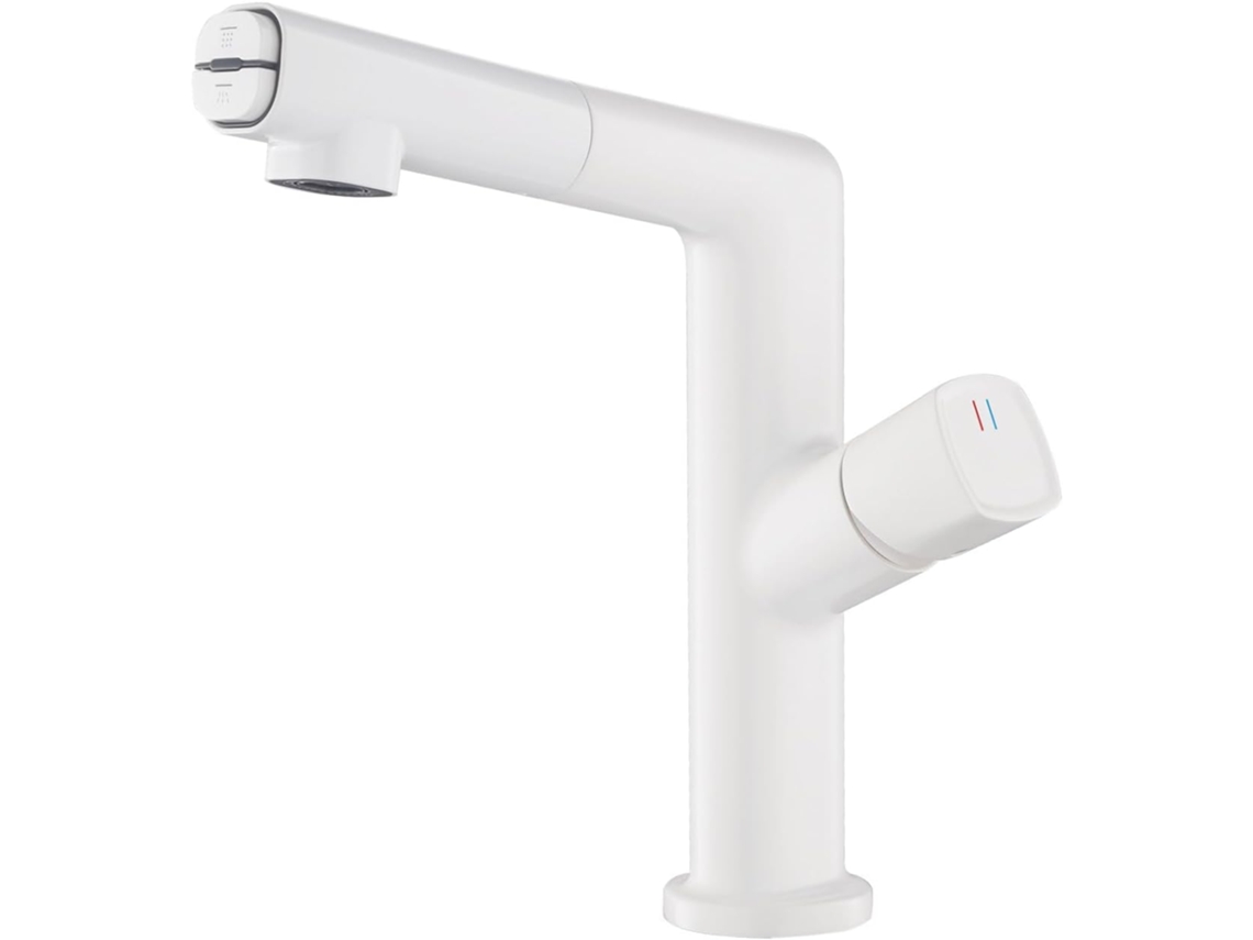 Torneira De Banheiro De Luxo Preta (g1/2/branca) Com Display Digital Led,