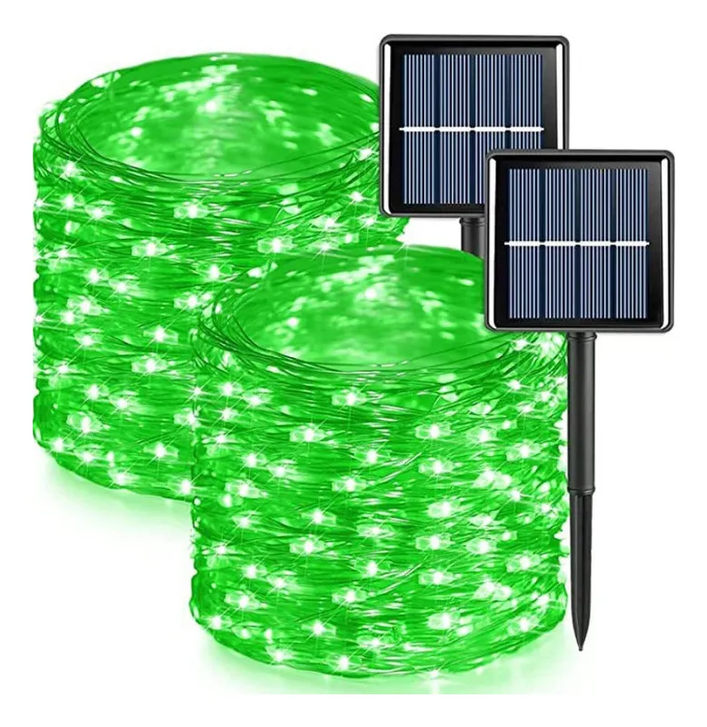 Novas Luzes Solares De 24m Com 200 Leds Para Halloween E Natal Verdevayotoy