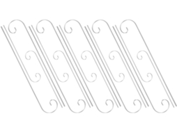 Kichouse Kit de 20 Etiquetas para Plantas, com Ganchos de Metal, 30cm X 40cm com Ponta Curva, para Vegetais, Plantas de CHABERLU