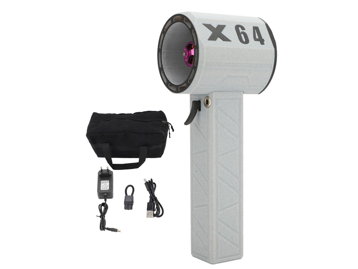 Ventilador Turbo Potente 64mm Bateria 8000mah 100 240v