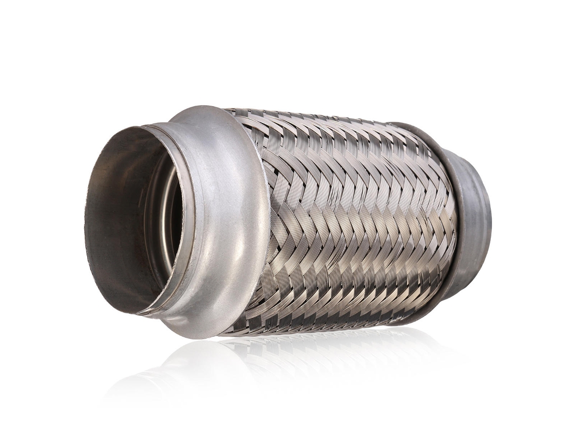 Tubo flexível de escape sem solda, junta flexível de 63 mm x 153 mm.