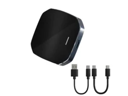 Adaptador inalámbrico Carplay y Android Auto Klack Mini Carplay Box 2025 | Transmisión con Netflix y YouTube | Conectar y listo