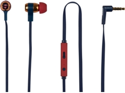 Auriculares com Fio TRIBE Tribe Swing (In Ear - Microfone - Azul)