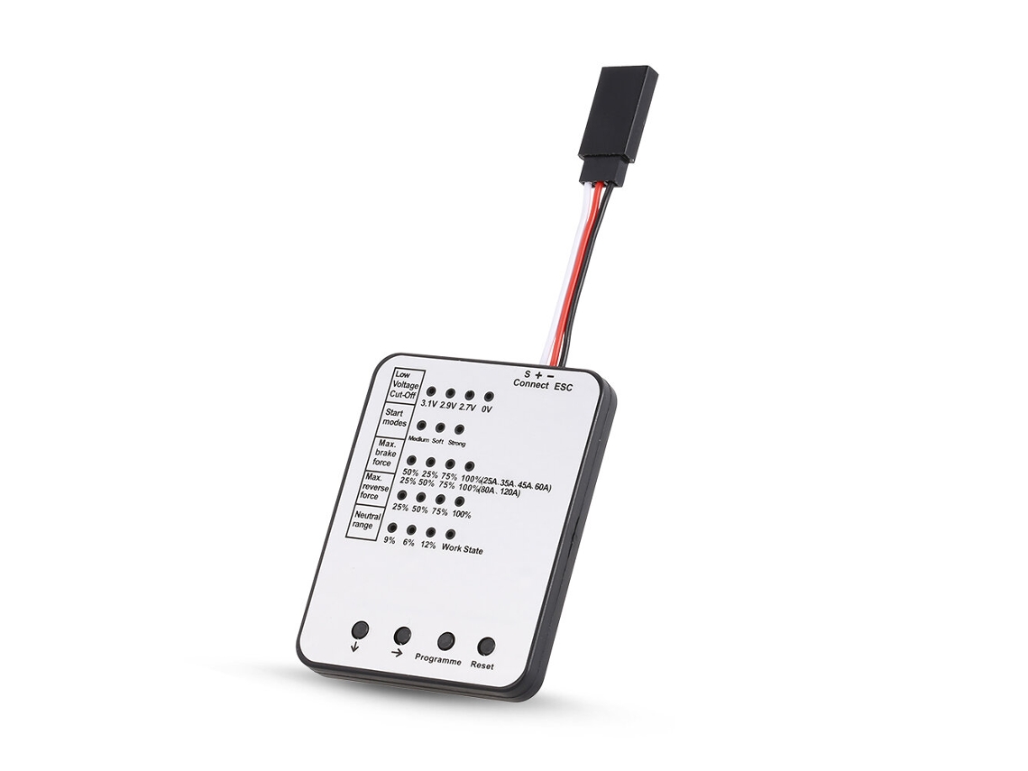 Cartão de Programação Led Racerstar para Esc Racerstar Surpass Rocket MDUG