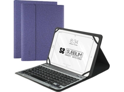Capa Teclado Universal 10.1'' SUBBLIM Pro Roxo