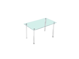 Mesa de jantar Yuri Branco 140 x 75 x 80 cm