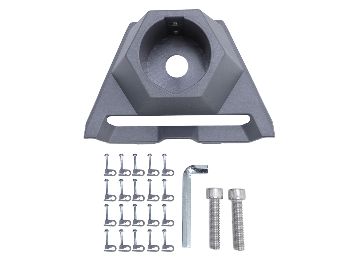 Suporte Base Compatível Com Antena Satélite Gen 3, Inclui Adaptador De Tubo E Kit De Montagem.