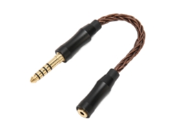 Cabo adaptador de áudio balanceado 2.5mm para 4.4mm EOOCOO