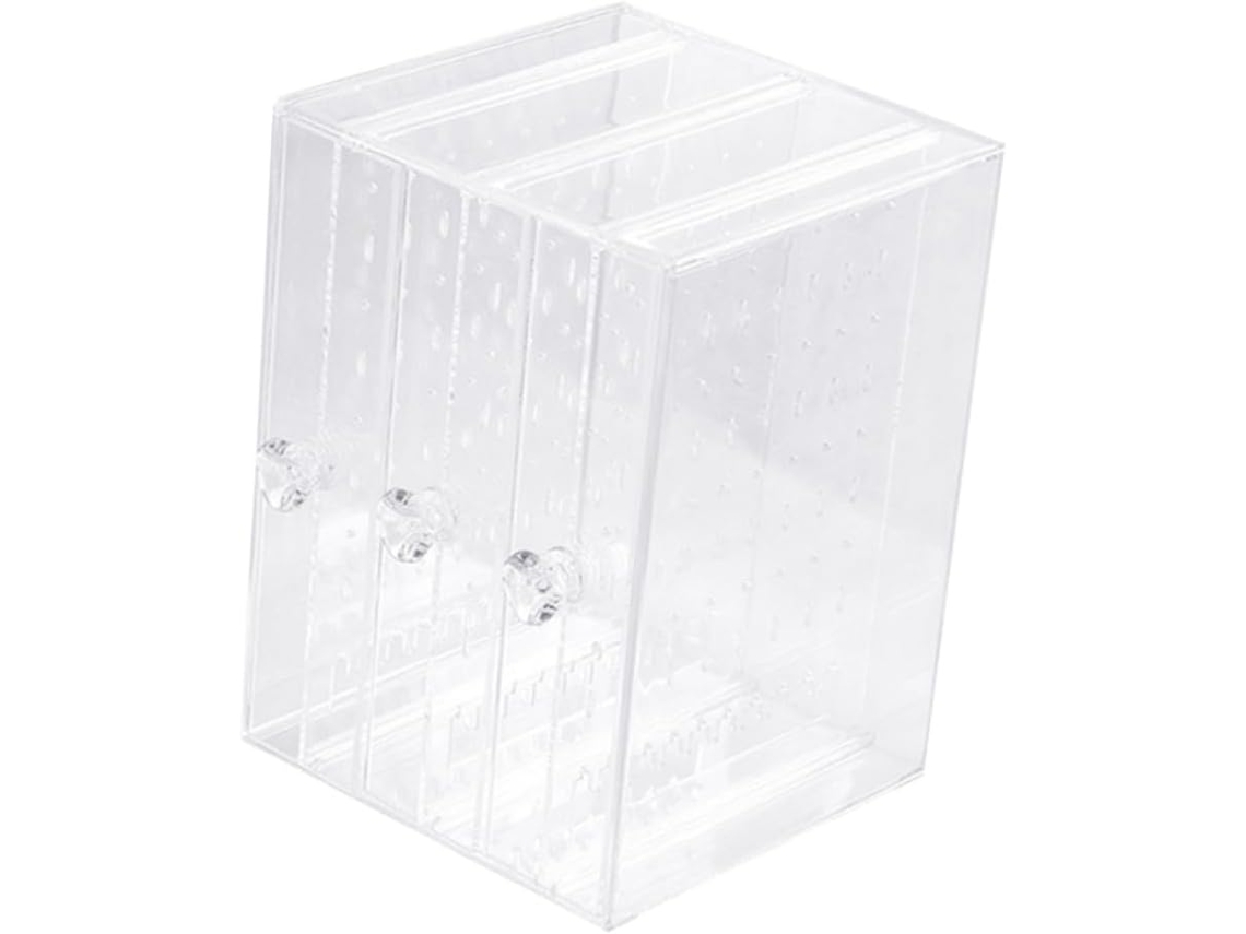 Suporte De Acrílico Para Brincos, Organizador De Joias, Recipiente Transparente Para Joias.