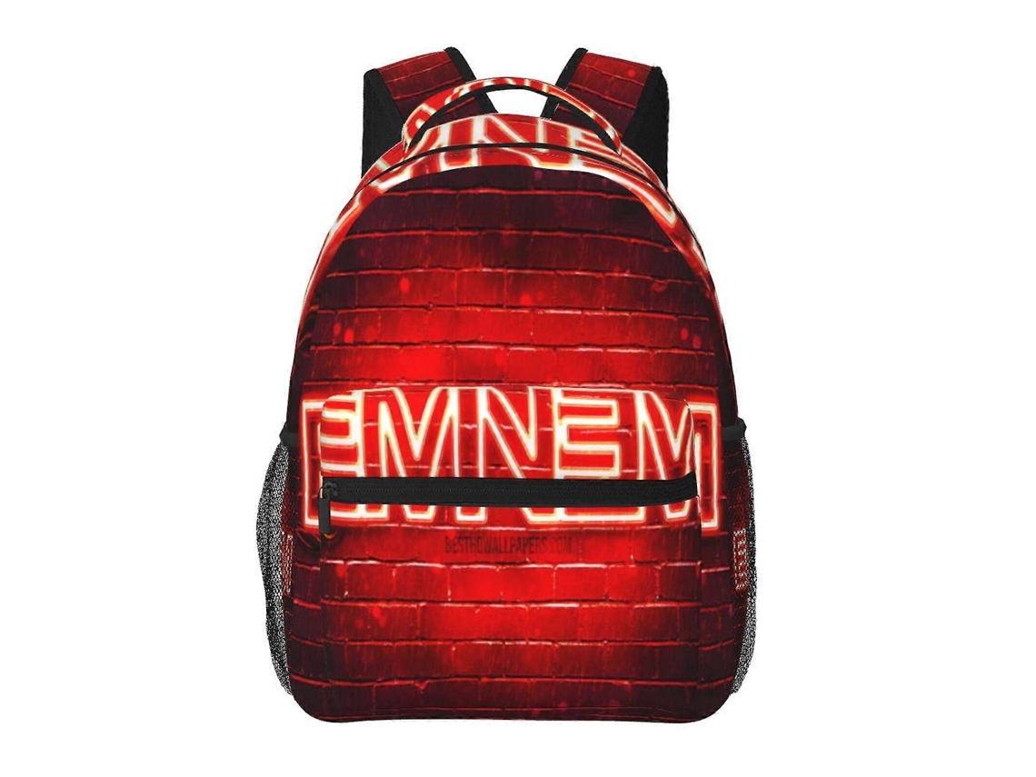 Mochila Eminem K66 Para Escola E Trabalho, Leve E À Prova Dágua, Mochila Estilosa Para Estudantes E Adultos N66 Olysi Shop