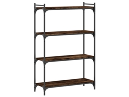 Bookcase, Bookcases Vidaxl Marrom Madeira Processada (n/a)
