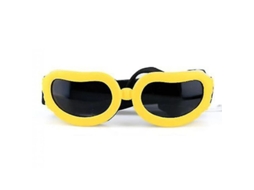 2026 óculos de Sol para Cães Pequenos, Proteção Uv, Antivento e Anti pó com Cordões Ajustáveis Sqc Amarillo