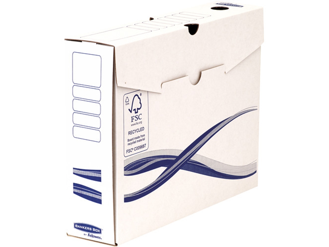 Caixa de Arquivo 8Cm A4/25 FELLOWES