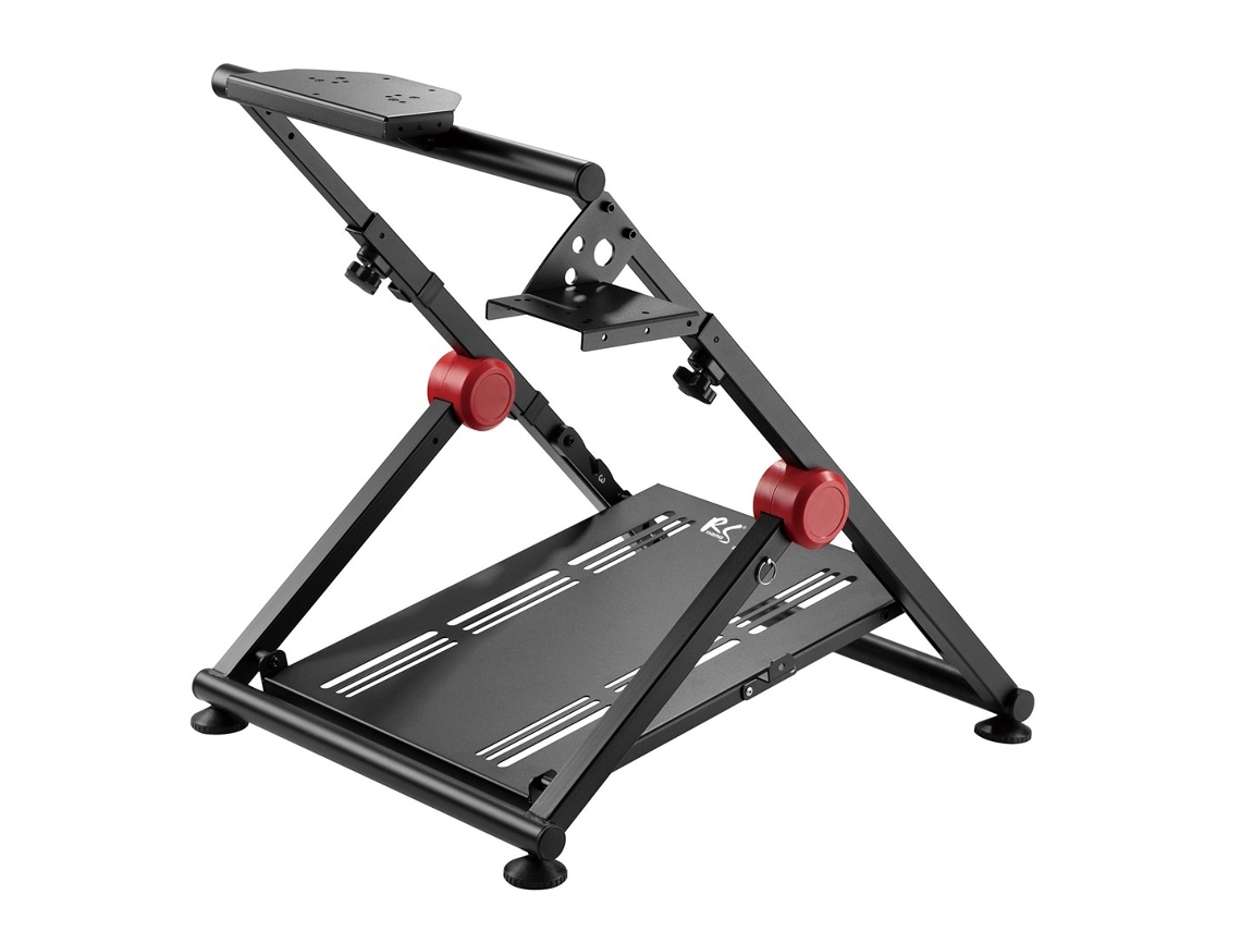 Nanors Rs155 Suporte Dobrável para Volante de Jogo de Aço com Pedais Ajustáveis e Antiderrapante Nano Rs