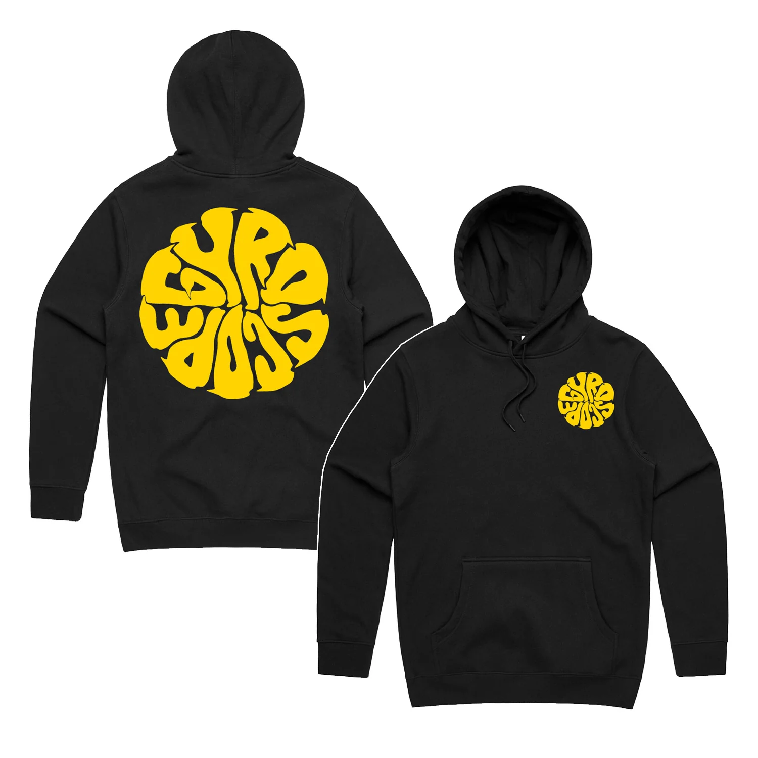 Gyroscope Liquid Logo Pullover Hoodie Rockinstone-l