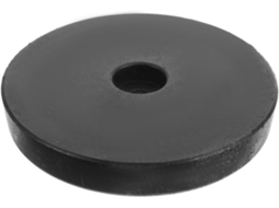 Luminária De Mesa Moderna Em Plástico Preto
