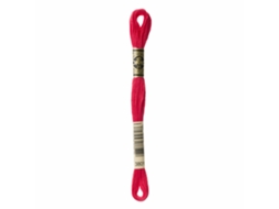 Linha de Bordar DMC Mouline 117Mc Vermelho 3801