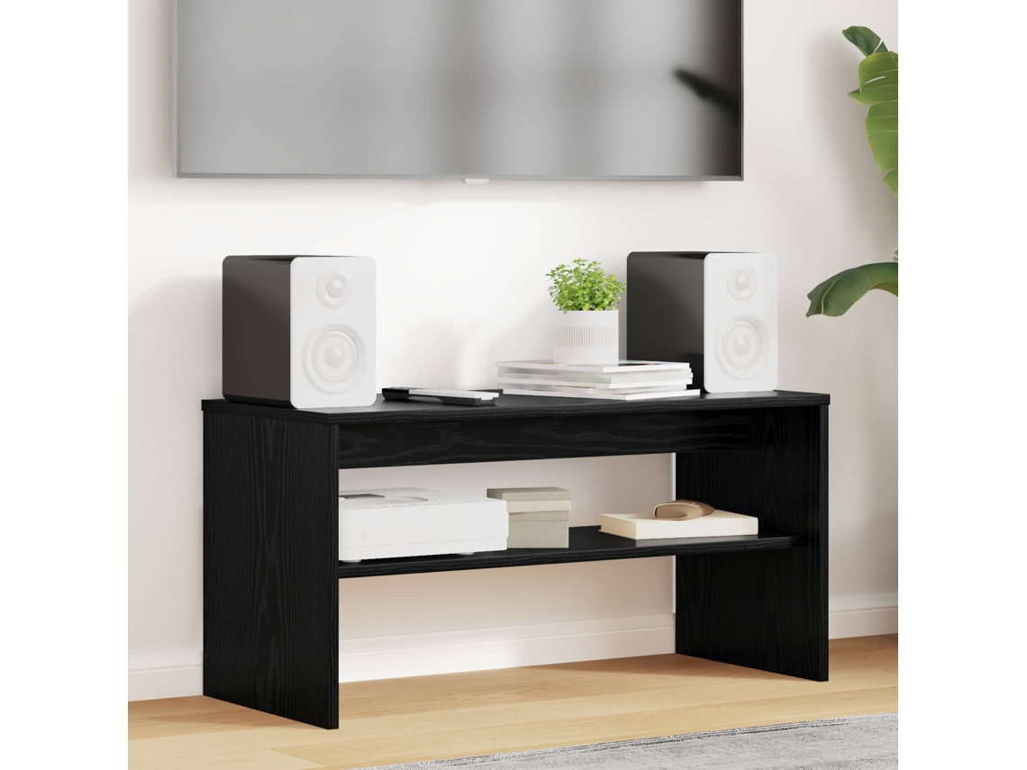 Vidaxl Gabinete Para Tv 80 X 35 X 40 Cm Carvalho Preto