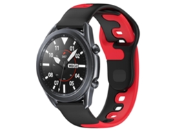 Pulseira De Silicone Bicolor De 22 Mm