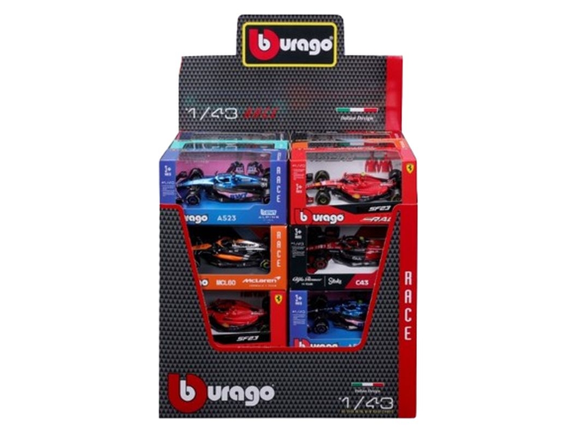 Bburago F1 Car 2024 Metal 143 Modelos Sortidos Cores Sortidas Babyp25 (1 Unidade por Item Comprado)